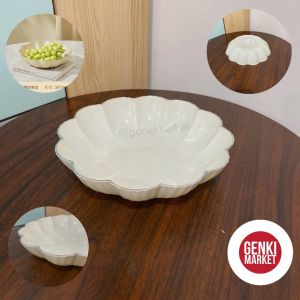 Piring Makan Sayur Buah Lauk Piring Plastik Piring Mutiara 20cm Genki Market