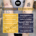 SAI MAGIC TATTOO Lasts to 2 weeks 10CM×06CM Tattoo sticker waterproof long lasting Temporary fake tattoo Love Musical Note Cake Bow Tie Cute Assorted Minimalist Small Little Tattoo Wrist Herbal Henna Tattoo 418. 
