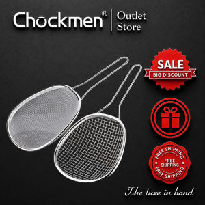 Vớt CHOCKMEN Inox Cao Cấp Muôi Thủng Vớt Trụng Muỗng Vớt Đa Năng Ráo Dầu Dùng Cho Nhà Bếp Tiện Dụng