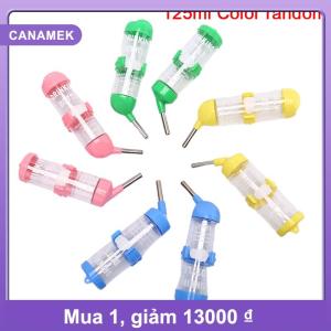 【CANAMEK】 Bình đựng nước cho Chuột Hamster bằng nhựa 125ml Bình Đựng Nước bình uống cho thú cưng treo