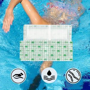 5PCS/3PCS游泳防水贴 成人儿童游泳私密防水贴 医用防水贴泡温泉水上乐园女性PU无忧贴透气亲肤贴 Swimming waterproof stickers Adults Children