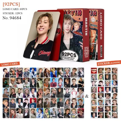 Set 60 lomo card và 32 sticker CORTIS - MARTIN đáng iu 2026