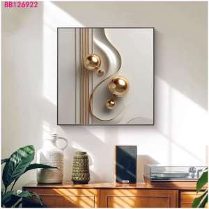 Himalaya Painting 40cmx40cm Abstract Unique Design Frameless Waterproof Sintraboard Decorative Wall