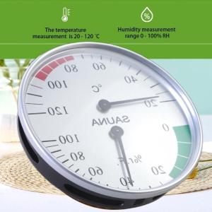 Accurate Display Thermometers Hygrometer Room Sauna Room Wall Mounted Temperature Humidity Measurement Meter Gauge