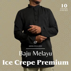 ARORA EXCLUSIVE Men Kurta Modern Classic Fit Ironless - 10 Colours Available (Black/Maroon/Blue/Purple/Pink/Green)