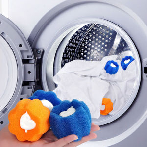 5pcs Hair Removal Catcher Filter Mesh Pouch Cleaning Balls Bag Dirty Fiber Collector Washing Machine Filters Laundry Ball