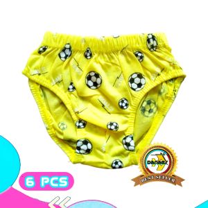 6 PCS CELANA DALAM ANAK LAKI LAKI/SEMPAK ANAK LAKI MOTIF BOLA/CD ANAK LAKI LAKI/CELANA DALAM ANAK