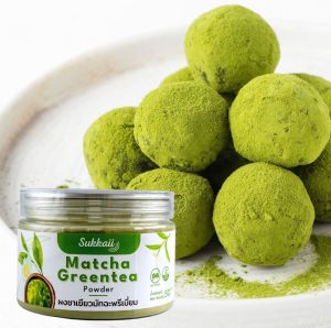 ผงชาเขียว มัทฉะพรีเมี่ยม ส่งไว ออร์แกนิก 100% เกรดพรีเมี่ยม ช่วยให้ผ่อนคลาย เสริมสร้างภูมิคุ้มกัน บำรุงหัวใจและหลอดเลือด ชะลอวัย 50 กรัม