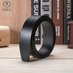 เข็มขัดหนังวัวชั้นแรกของผู้ชายสายรัดหนัง ซม 3.5 สำหรับผู้ชายเข็มขัดหัวเข็มขัดอัตโนมัติไม่มีหัวเข็มขัด 100%-110 ซม. (เฉพาะสายเข็มขัด) ปี 125