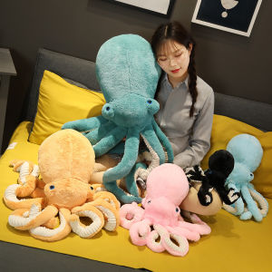 30-90CM Lovely Simulation octopus Plush Toy Stuffed Soft Animal Home Accessories Cute Animal Doll for Baby Children Gifts