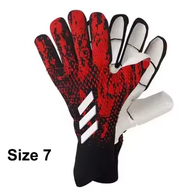 FEIYING 1Pair Latex dày Găng tay thủ môn Bảo vệ ngón tay Chống trượt Găng tay bóng đá Bền bỉ Thoải mái Bàn tay bóng đá Người lớn Trẻ em