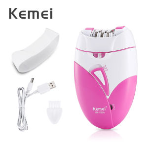 Kemei KM-189A Epilator Shaver For Woman Vagina Rechargeable Pubic Hair Removal Bikini Original Razor Shaving Trimmer