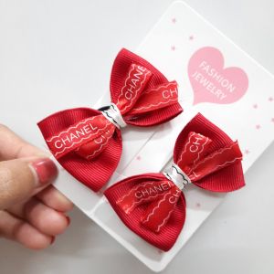 Set 2 thun cột tóc nơ nhiều màu cho bé Cột tóc nơ xinh đủ màu cho bé gái điệu đà