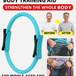 Resistance Loop Yoga Rings For Leg Pilates Yoga Hoop Yoga Circle Limb Resistance Circle For Middle-Aged And Elderly People