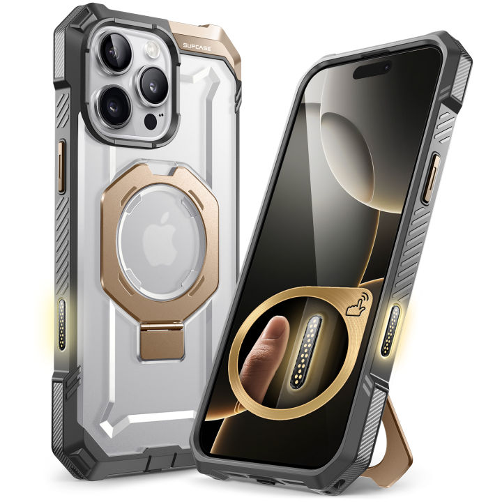 Coque Intégrale Supcase Unicorn Beetle Grip Pro Pour IPhone 17 Pro Max - Dorée, Protection Renforcée