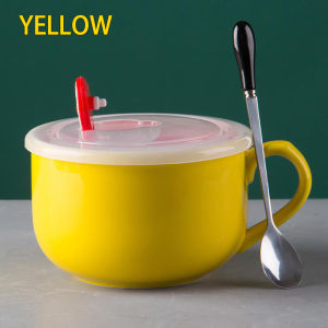 Oversized Coffee Cup Popular Breakfast Cup Milk Mug Bowl with Cover Jumbo Coffee Mug Drinkware Bowl Mug