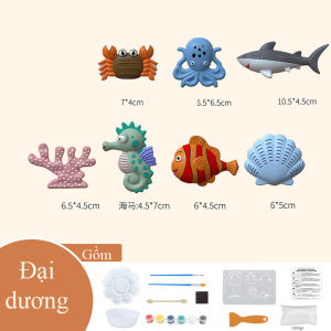 Bộ thạch cao tự làm cho bé tô tượng nhiều chủ đề mới nhất 2022