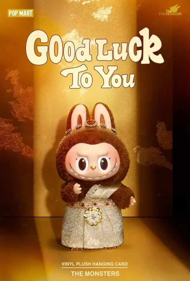 ぬいぐるみ POP MART THE MONSTERS GOOD LUCK TO YOU Pop Mart Labubu Good Luck To You Vinyl Plush Doll Thailand