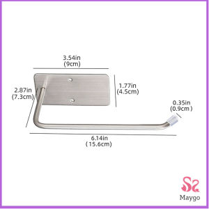 ที่แขวนทิชชู่ติดผนัง ราวแขวนทิชชู่ ผ้าเช็ดตัว ติดตั้งง่าย 1ชิ้น Tissue Holders