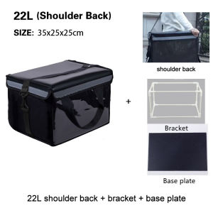 22/30/45/62L Thickened Waterproof Thermal Food Delivery Bag Motorcycle Rider Business Catering Storage Bag
