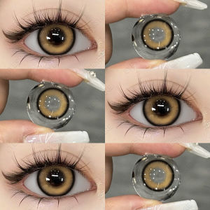 Eyeshare Softlens 1Pasang BUBBLE Gray 14.5mm Soflen Big Eye Normal Lensa Kontak Softlens Mata Cairan Softlens
