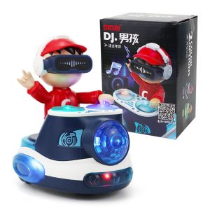 Childrens Dancing Rock DJ Little Toy Electric Toys Cartoon Dolls Disc Swing With Lights Music Toys
