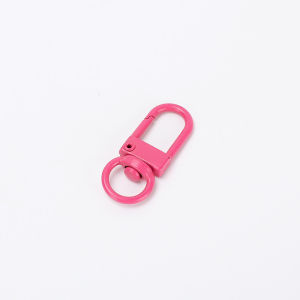 10Pcs Colorful Metal Lobster Clasp Keychain Luggage Buckle Car Key Connector DIY Jewelry Accessories