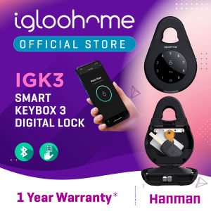 IGLOOHOME IGK3 (SMART KEYBOX3) WITH PIN ACCESS + MOBILE APP + ONE TIME PIN (1 YEAR PARTS WARRANTY + LIFETIME TECHNICAL SUPPORT)