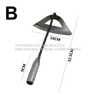Farm Tool Hoe for Planting Vegetables - Dual-Purpose with Special All-Steel Manganese Steel - Lightweight Hand-Held Weeding Artifact