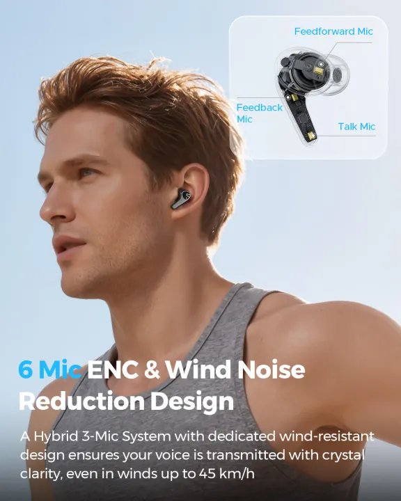 Soundpeats C30 Bluetooth 6.0 tai nghe gắn tai không dây Sâu Lai khử tiếng ồn chủ động-52dB 6 Microphone ENC Với giảm tiếng ồn Gió 52-Giờ Cuộc Sống pin mở rộng IP54 Không Thấm Nước | BigBuy360 - bigbuy360.vn Soundpeats C30 Bluetooth 6.0 tai nghe gắn tai không dây Sâu Lai khử tiếng ồn chủ động-52dB 6 Microphone ENC Với giảm tiếng ồn Gió 52-Giờ Cuộc Sống pin mở rộng IP54 Không Thấm Nước | BigBuy360 - bigbuy360.vn