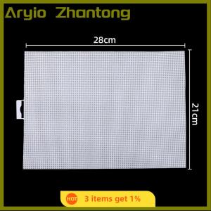 Aryio Plastic Sheets 14Count Plastic Mesh Fabric Plastic Cross Stitch Canvas Eye Mesh For Embroidery DIY Handicraft Knit
