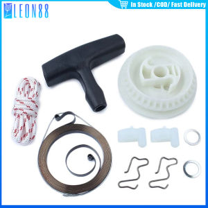 เครื่องมือคันหนีบเลื่อยยนตMS180 170 017 018 MS250 230 210 025 อุปกรณ์เสริมRecoil Starter Rope Pulley & Pawl