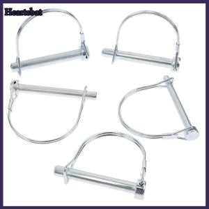 [Heartsbat] Heavy Duty Marine Trailer Coupler Safety Pin D Ring Round Arch Locking Lock Pin