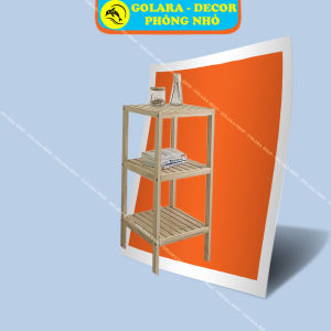 Kệ Vuông 3 Tầng - Kệ Để Đồ Đa Năng 3 Tầng Gỗ Thông Nhập Khẩu - Shelf 3F