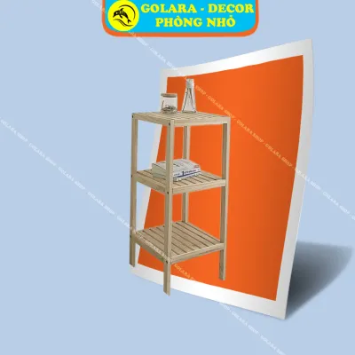 Kệ Vuông 3 Tầng - Kệ Để Đồ Đa Năng 3 Tầng Gỗ Thông Nhập Khẩu - Shelf 3F