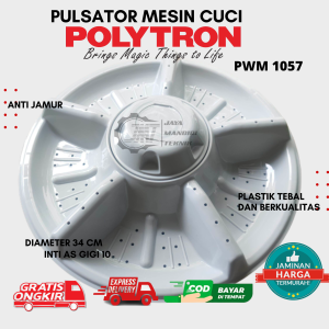 POLYTRON PWM1057 BALING-BALING PEMUTARAN MESIN CUCI POLYTRON MANUAL 2 TABUNG