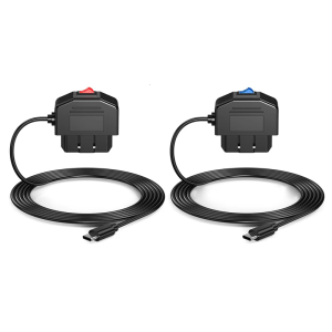 Intelligent Dashboard Camera Parking Monitor Cable DVR Power Line With Low Voltage Protection&Switch For 12V/24V Vehicle