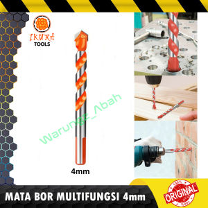 KEPALA MATA BOR MULTI FUNGSI MULTIFUNGSI SERBAGUNA SERBA GUNA UNTUK KAYU BESI ALUMINIUM ALUMINUM MARMER GRANITE PLASTIK BETON TEMBOK BATU ALAM KACA KERAMIK UKURAN 4MM 4 MM 4 MILI