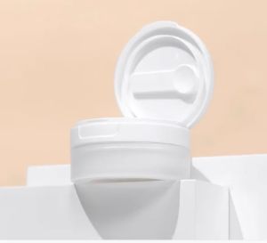 New 10/25pcs 50g -150g Frosted Empty Cream Jar Scrub Cream//Makeup Remover Jar With a Spoon/ Tweezers Cosmetic Container