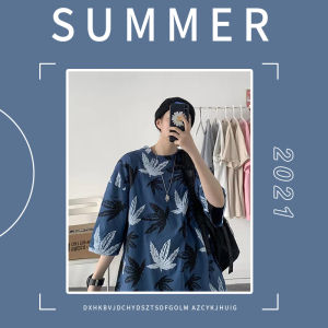 QXshop เสื้อยืดผู้ชายลายใบไม้สุดเท่ห์ ใส่แล้วหล่อม๊าก สาวกรี๊ดตรึม ตะลึงไปทุกที่ บอกเลยว่าต้องมีไว้แล้วแหละ