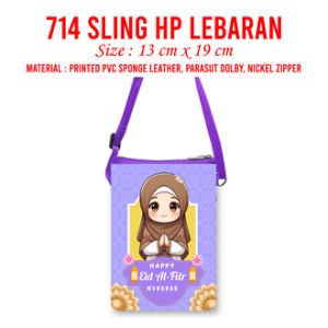 Sling HP Tinggi Lebaran Tas Selempang Anak Dompet Fitrah Angpao Idul Fitri Eid Al Fitr