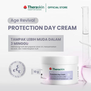 Theraskin BPOM Age Revival Protection Day Cream 10 g - Tampak Lebih Muda Dalam 3 Minggu - Sunscreen SPF 35 Untuk Flek Anti Aging dan Kusam