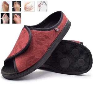 YuanLan Diabete Shoes Fat Foot Wide Summer slipper Open Toe Sandals for Diabetic Arthritis Edema Swollen Feet Indoor/Outdoor mather footwear Pregnant women shoes