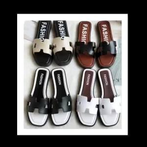Korean Fashion Women Sandals Flat Slippers (add two sizes)
