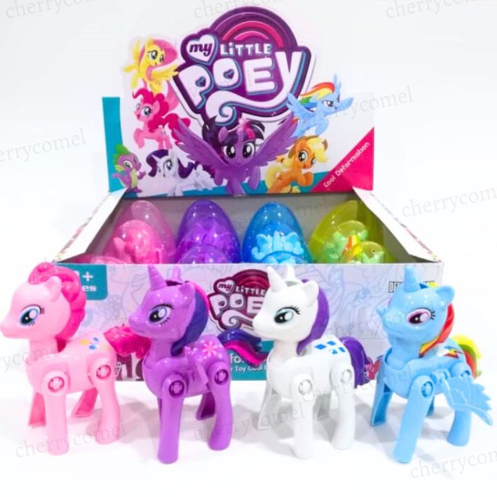 My Little Pony Deformation Egg Mainan Telur Pony Capsule Toy