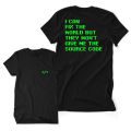Kaos Distro Premium FIX THE WORLD - Baju Tulisan Kata Kata Humor Lucu Programmer Programming Coding Unisex Dewasa. 