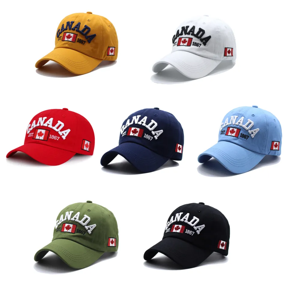 Johnshine Baseball Cap For Man Women Hat CANADA Embroidery Cap Casual Men  Baseball Hat