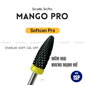 "YOGO - Softcon Bit 5000-20.000rpm": Đầu mài móng tay cao cấp hàn quốc Chất liệu Titan | Phá lớp phủ gel nhẹ nhàng êm không gây nóng