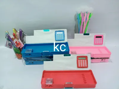 Kotak Pensil/ Tempat Pensil Kode Karakter 3 tingkat / PERALATAN SEKOLAH