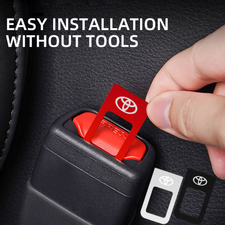 Hidden Seat Belt Buckle Clip For Toyota Vios Yaris Altis Land Cruiser